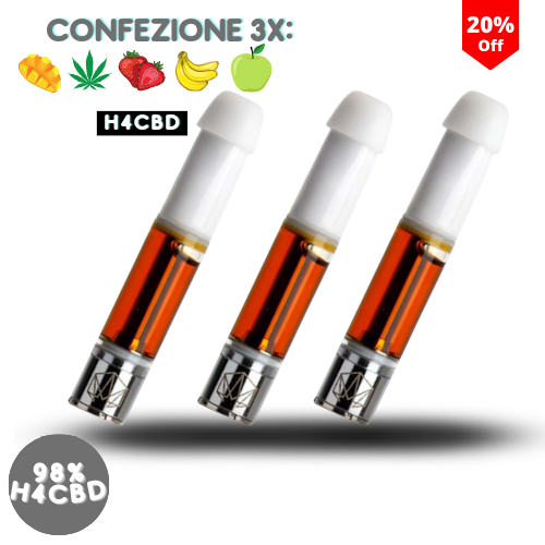 Confezione CARTUCCE - 98% H4CBD